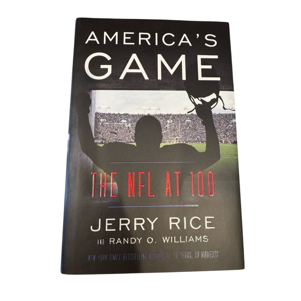 NWT America’s Game NFL at 100 Jerry Rice Book Football Sports